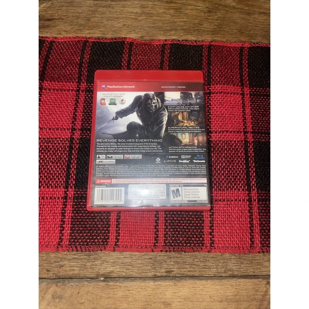 Dishonored PlayStation 3 PS3 (Sony PlayStation 3) Video Game with Manual